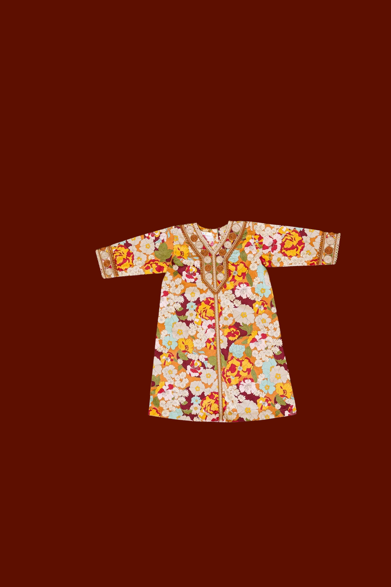 Red & Orang Floral