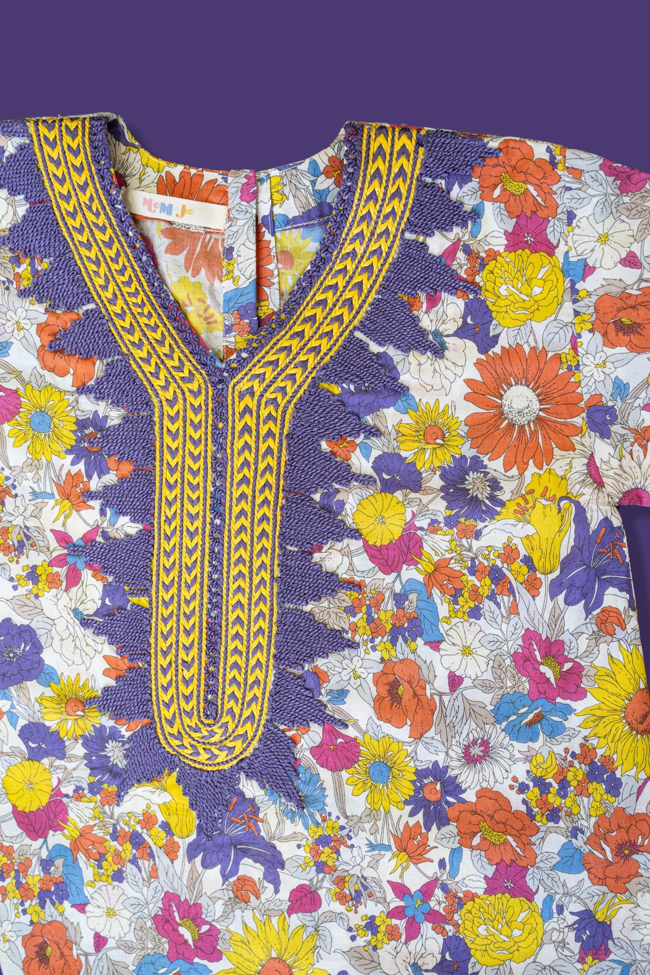 Purple & Yellow floral